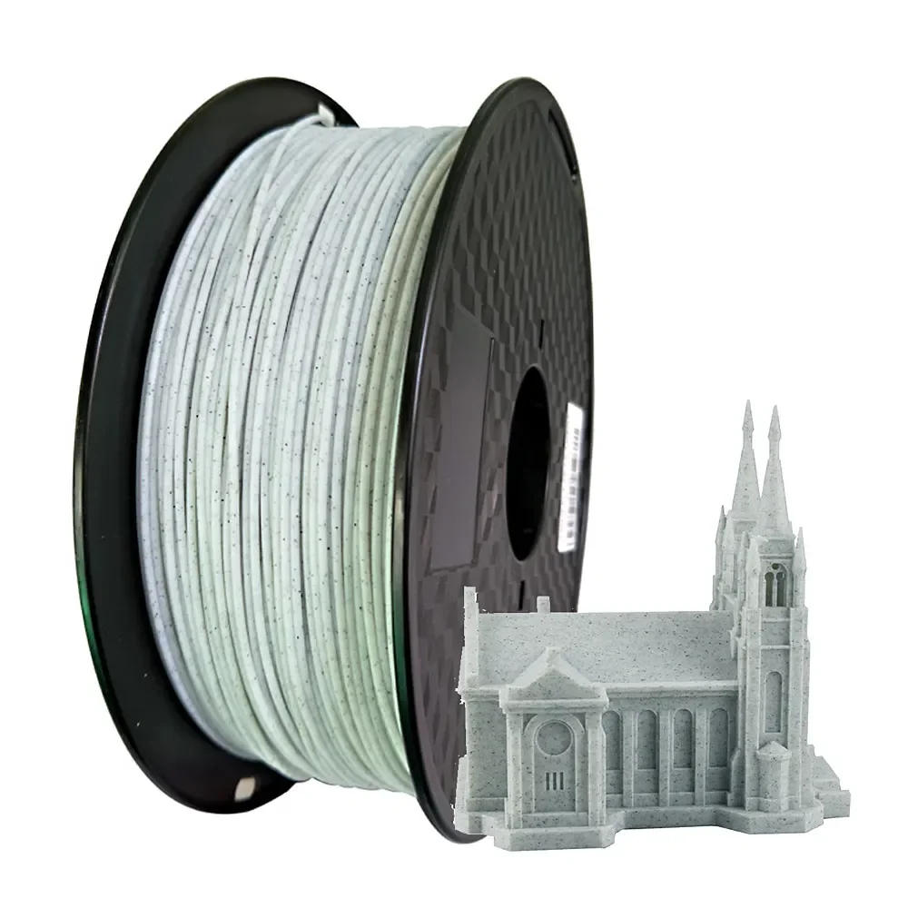 3D Printer Filament PLA MARBLE 1.75mm 3d Pen Filament PLA Sublimation Blanks  Imitated Cement Building Material