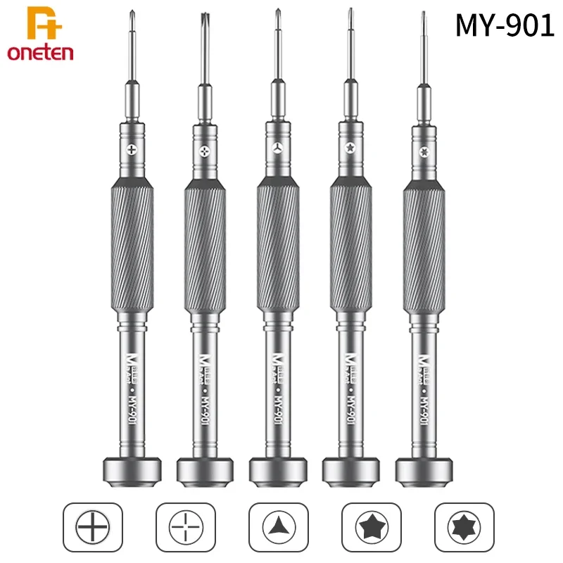 MaAnt MY-901 Precision Trigonal Screwdriver set Tail Insert Cross Pentagon Mobile phone Computer Repair and Disassembly Tool