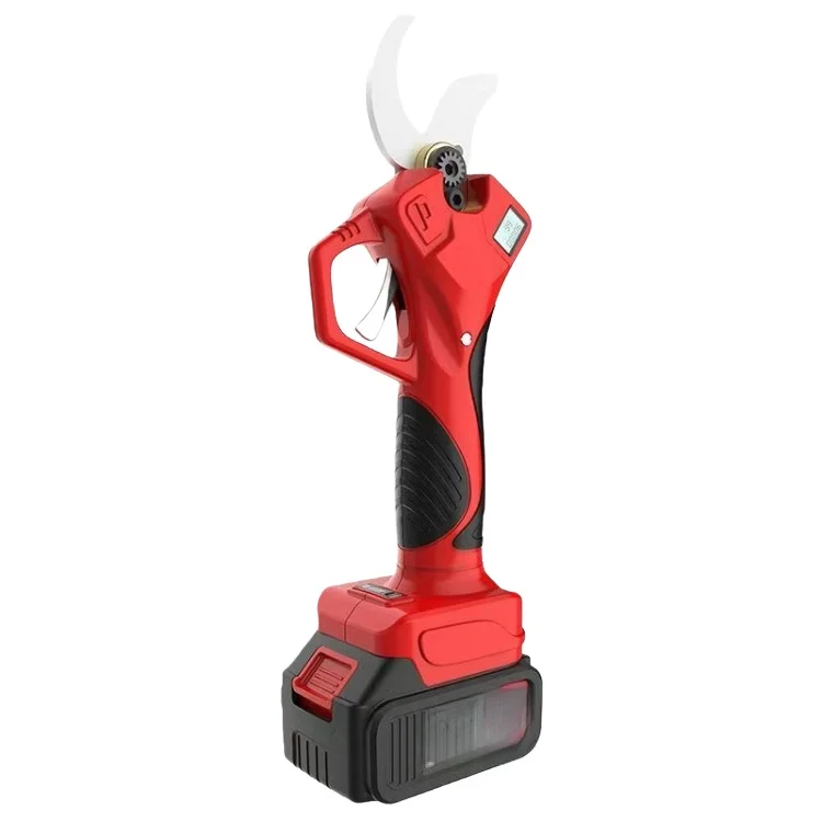 أدوات حديقة المصنع، مقص تشغيل بطارية ليثيوم قابل لإعادة الشحن، مقص تقليم كهربائي