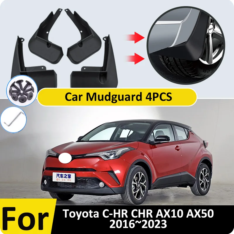 

Mudguard for Toyota C-HR CHR AX10 AX50 2016~2023 2017 2018 2020 2021 2022 2023 Mud Flap Front Rear Fender Mudflap Car Accessorie