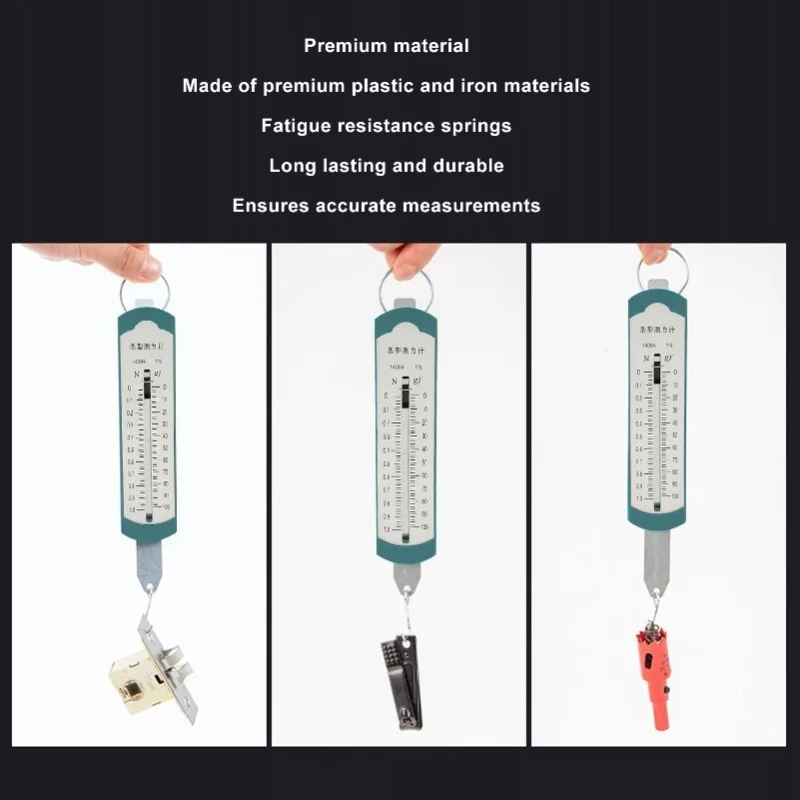 4pcs Spring Dynamometer Professional High Accuracy Bar Portable Spring Scale For Student Physics Experiment Teaching