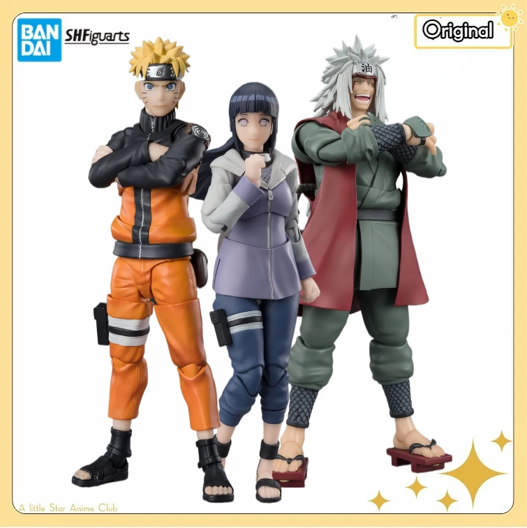 

BANDAI SPIRITS S.H.Figuarts NARUTO Shippuden: Наруто Узумаки/Джирайя/Хьюга Хината — Анимационные фигурки (инструкция по сборке)