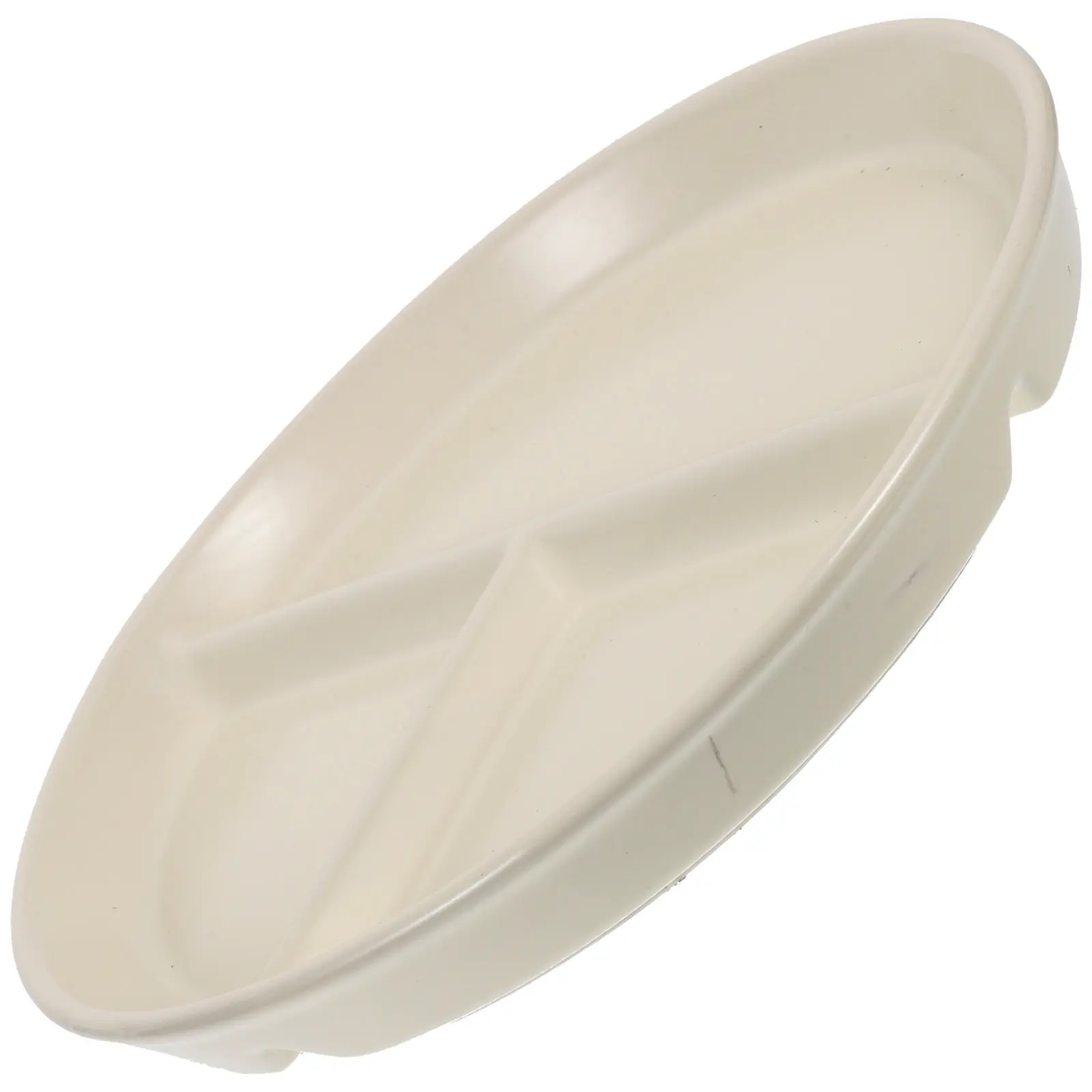 Ceramic Divided Plate Adult Diet Plate Household Tableware Microwave Oven Safe Portion Control Sectional Food Serving Tray