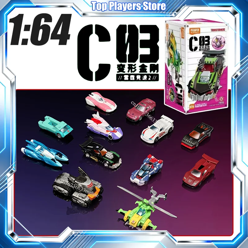 Caja Sorpresa Original de Transformers, Modelo de Auto C03, Caja Misteriosa, Juguetes Springer, Arcee, Kit de Modelo para Armar, Grimlock, Ruedas, Regalos de Autos