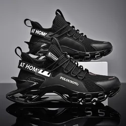 Autumn Men Sneakers Running Sport Shoes Chunky Platform Sneakers Light Casual Male Trainers Walking Tennis Basketball Shoes 46