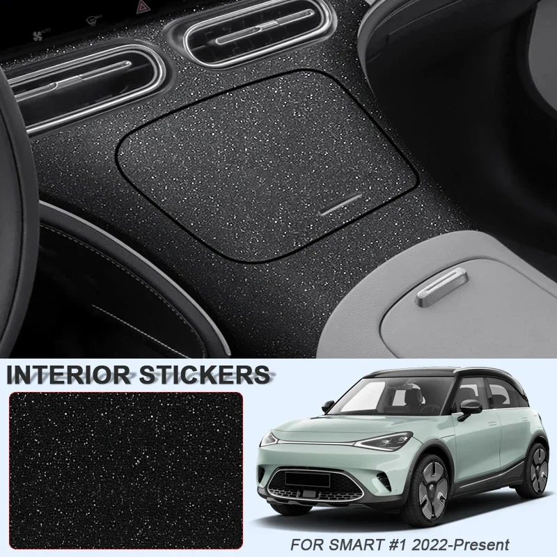 Car Carbon Interior Sticker Lifting Window Panel Decal Gear Inner Door Protective Film Accessory For SMART #1 2022-Present LHD