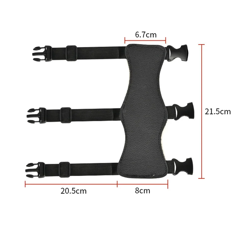 

Защитный напульсник Arrow для взрослых из шерсти и кожи с термоизоляцией и 3 регулируемыми ремнями