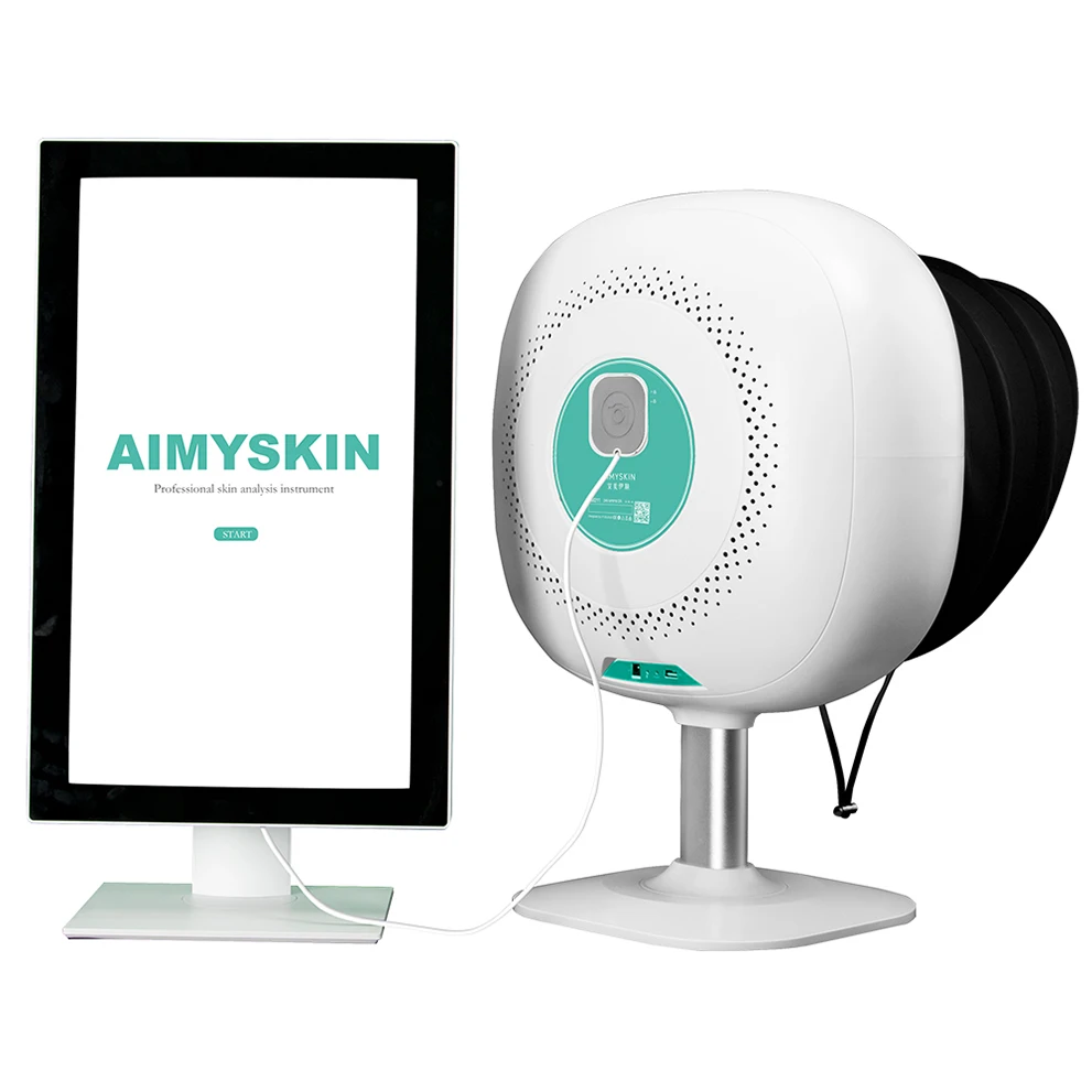 

STLFOEM Portable 3D Detector Test Scanner Analysis Full Face Scan 21.5 Inch Screen Digital Facial Machine Analyze