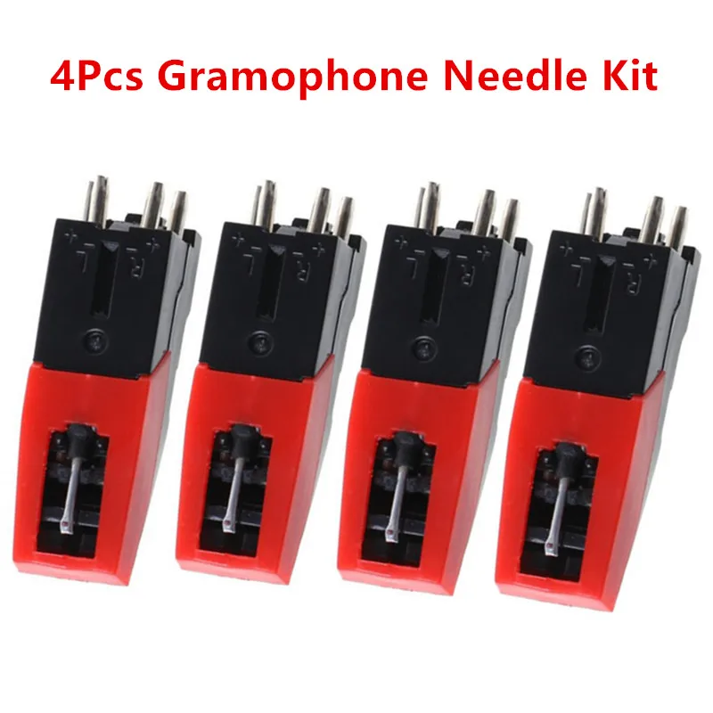 4 Pcs Gramophone Re… - image