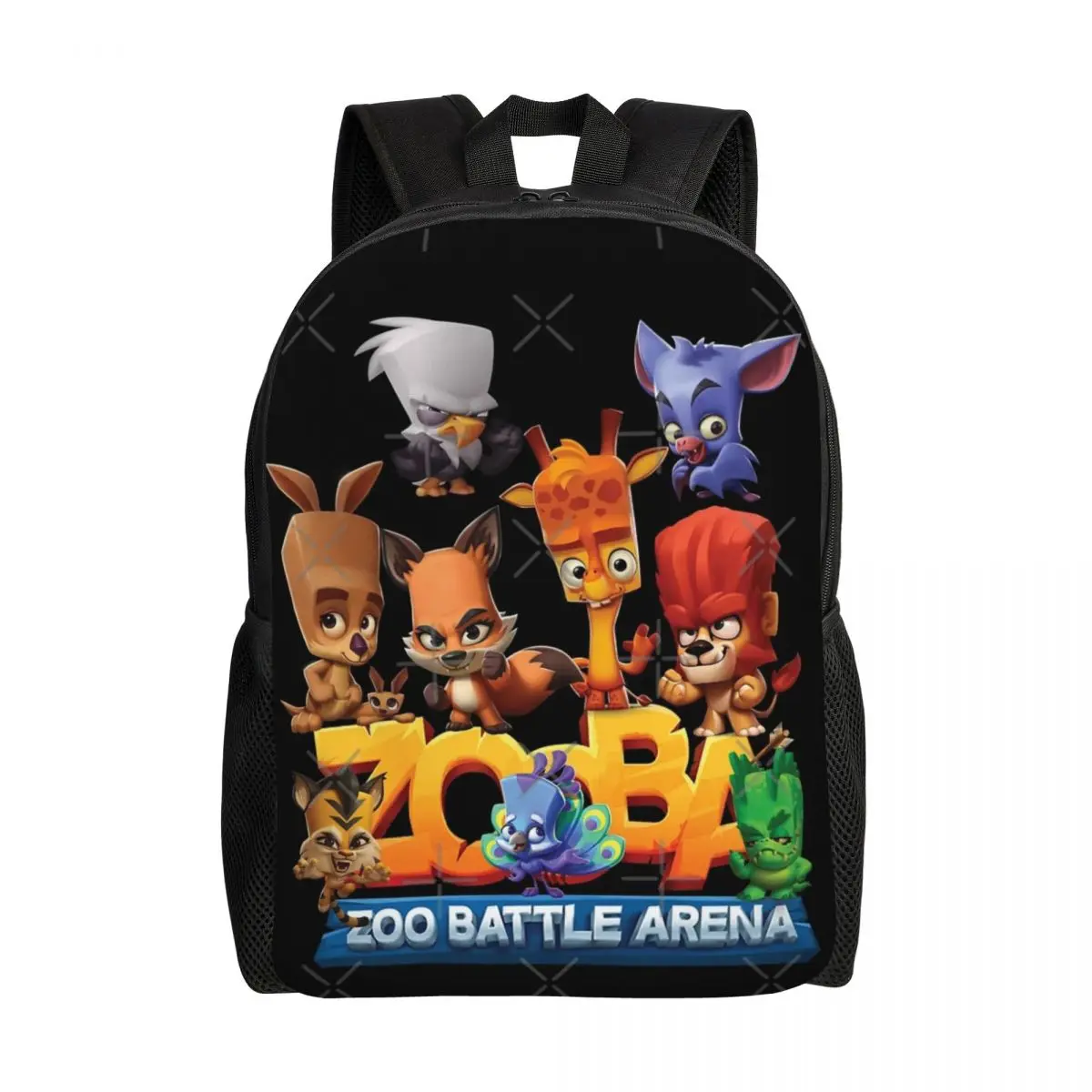 Zooba Battle Arena Backpack Adjustable Shoulder Strap Stylish Lightweight Large Capacity