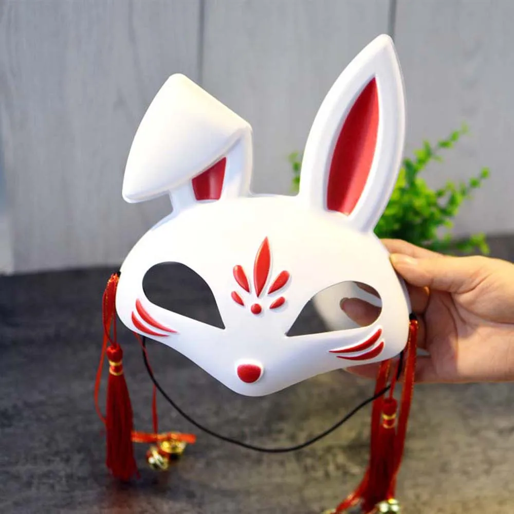 

Halloween Cosplay Rabbit Headwear Japanese Anime Full Face Rabbit Mask Party Props Cosplay Mask Party Mask Props
