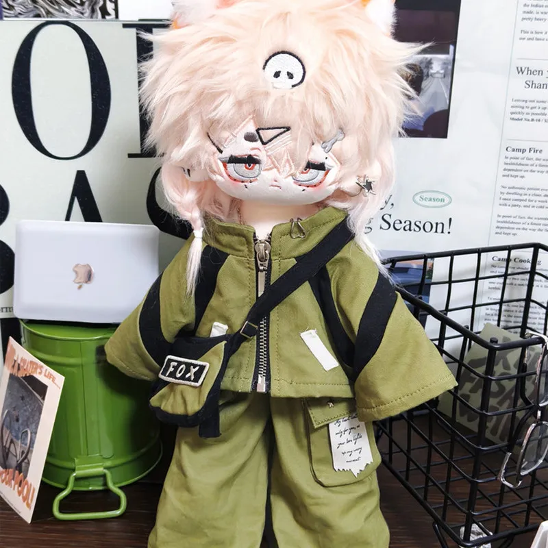 ชุดตุ๊กตา 30 ซม. ชุดหมาจิ้งจอกเท่ห์ หล่อ หมวก เสื้อกั๊ก เสื้อโค้ท กางเกง กระเป๋า เสื้อผ้า ชุดคอสเพลย์ ตุ๊กตา อนิเมะ ฟิกเกอร์ เกม ของเล่นเด็ก ของขวัญ