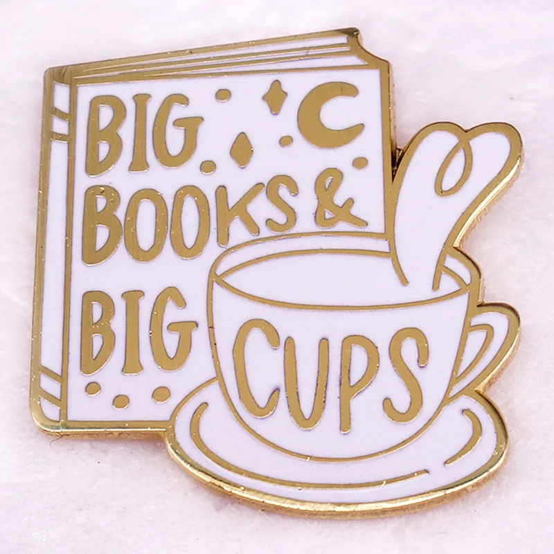 Fun coffee cup brooch tea culture enthusiast accessory enamel badge Denim Jacket Backpack Pin Decoration