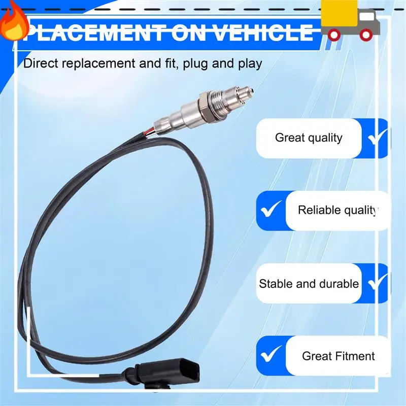 

Discount-5Pcs For VW GOLF MK7 1.4 TSI 2015 RHD Oxygen Sensor O2 Sensor Lambda Sensor 04E906262AJ 0258030071