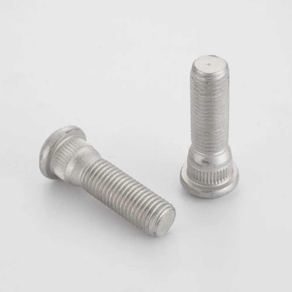 1pc Wheel Hub Spline Bolts Screws M12x1.25 | Knurl Diameter 12.3/14.3mm | Length 55mm | Grade 10.9