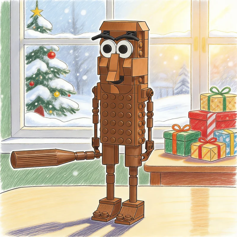 ตัวต่อ MOC Creator Tung Sahur แบบอิตาเลียน 129 ชิ้น ชุดประกอบโมเดล ของเล่น DIY ของขวัญคริสต์มาส ไอเดียสร้างสรรค์