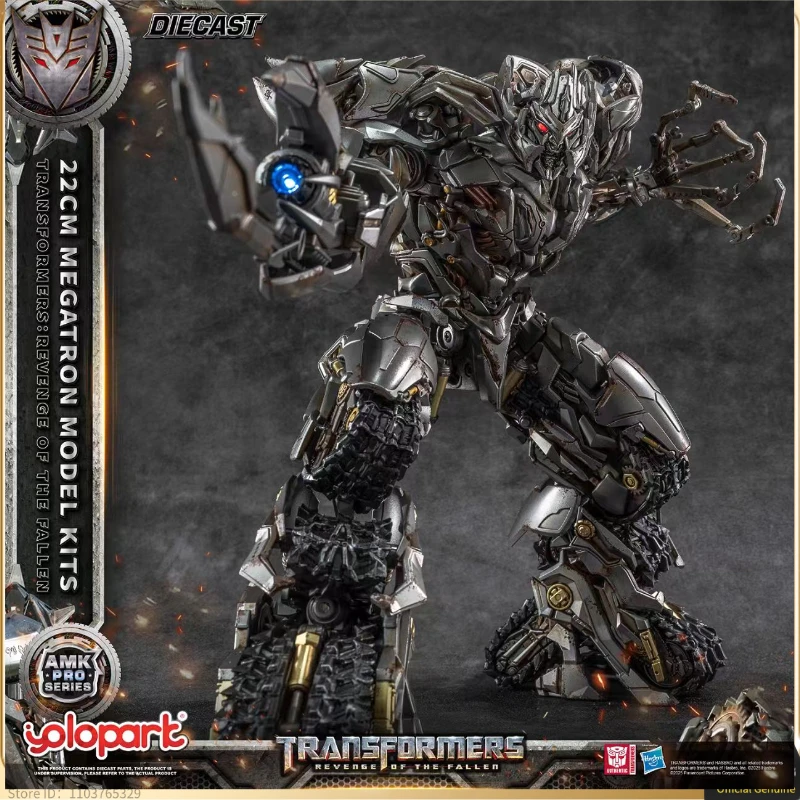 22cm 장난감 재고 있음 트랜스포머 무비 2 메가트론 조립 완료 로봇 모델 액션 피규어 수집가용 피규어