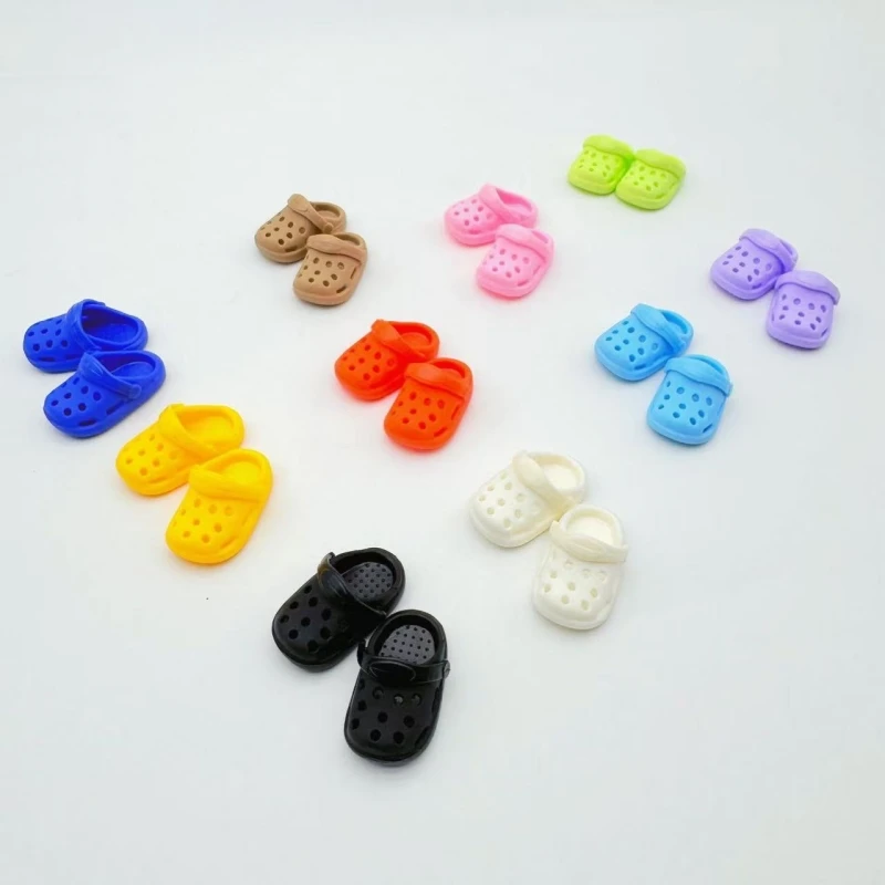 17Cm Labubu Pop Gat Schoenen Voor V1 V2 V3 Leuke Slippers Pluche Pop Sandalen Diy Kleding Accessoires Kinderspeelgoed verjaardagscadeau