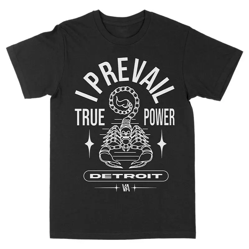 Logo I Prevail T-Shirt Men Women Vintage Metal Rock Band Graphic Tee 100% Cotton Summer Streetwear Top