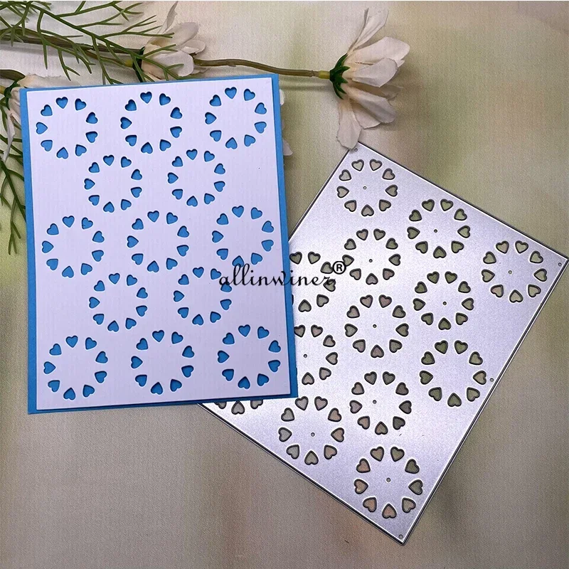 heart frame decoration Metal Cutting Dies Stencils For DIY Scrapbooking Decorative Embossing Handcraft Die Cutting Template