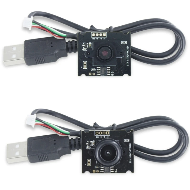 OV3660 Camera Module Board 1080P 3MP 64/110 Degree Adjustable Manual-focus MJPG/YUY2 for Face Recognition Projects