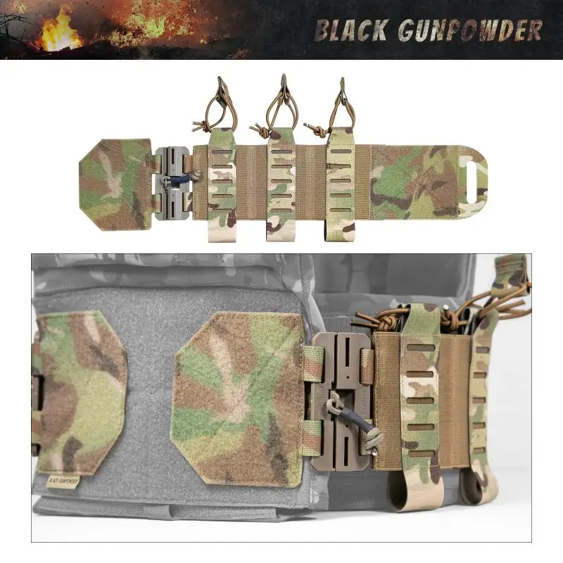 Quick Release Magnetic Buckle Side Strap Surround Cummerbund for Tactical Vest