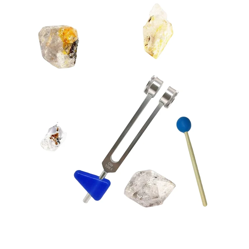 

Алюминиевый сплав OM136.1 Гц камертоны с набором молотков для тестирования нервной системы