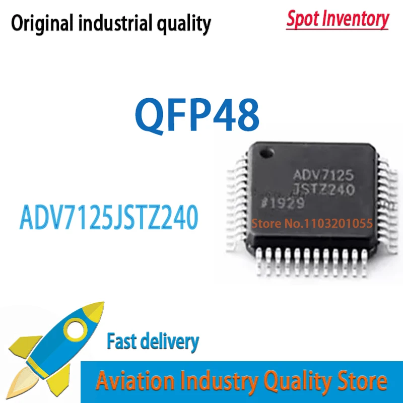

ADV7125JSTZ240 ADV7125JSTZ ADV7125 QFP-48