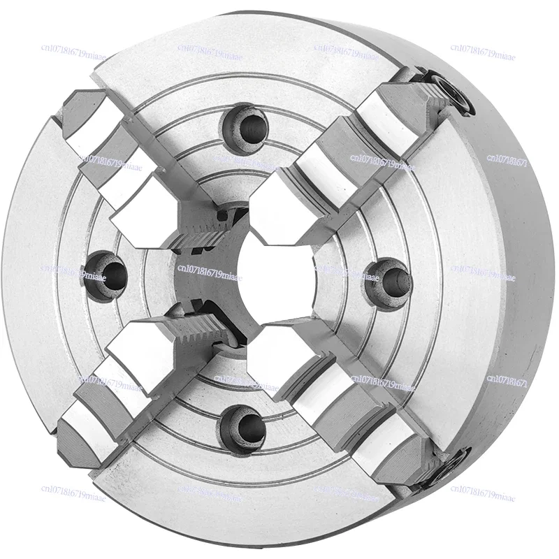 Four-jaw chuck global 4-jaw single-action 250 chuck, 200 self-centering four-melon CNC lathe chuck 500 extended jaws