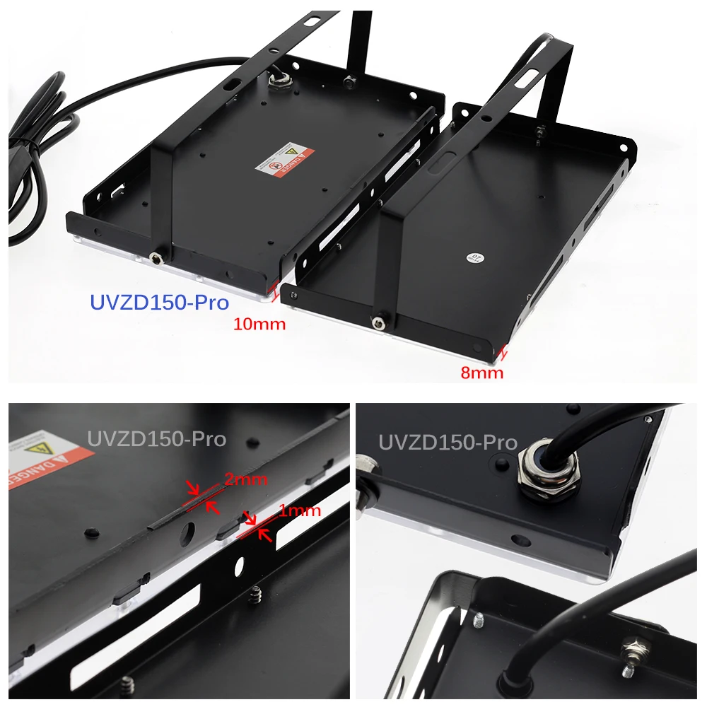 ไฟสปอร์ตไลท์ LED UV 50W/100W/150W 395nm-400nm กันน้ำ IP65 สำหรับใช้ภายในและภายนอกอาคาร เหมาะสำหรับงานปาร์ตี้บนเวที งานแสดงศิลปะ งานวาดภาพ งานฮาโลวีน