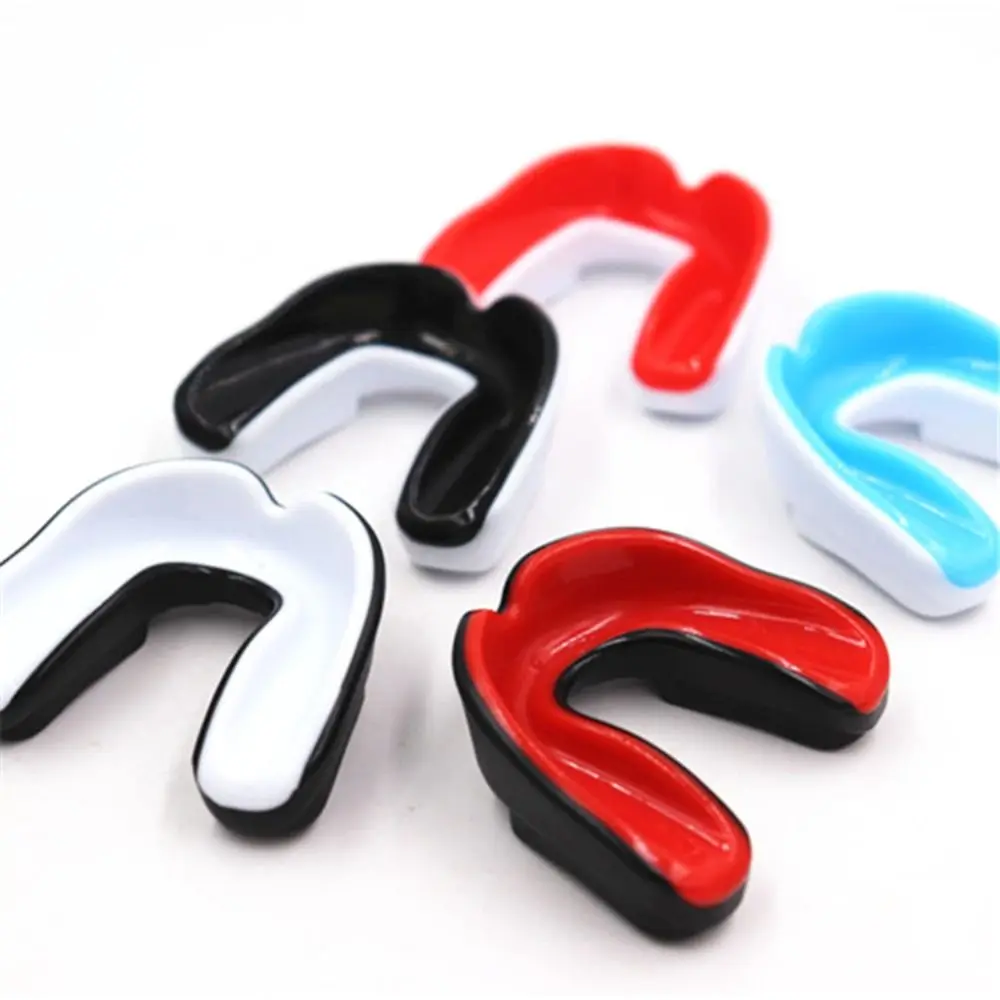 Tooth Brace Protection Children Youth Karate Sports Mouth Guard With Plastic Case Box Eva Teeth Protector Adults Mouthguard