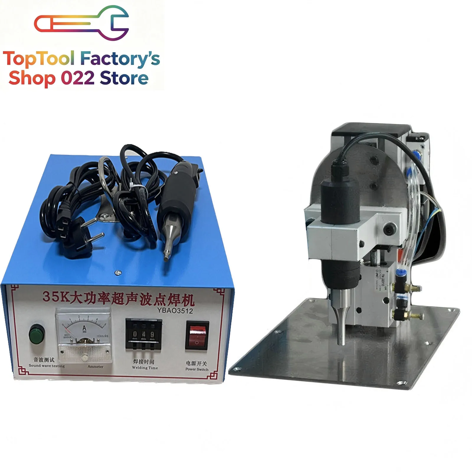 28KHz Portable Ultrasonic Mask Spot Welder, Manual Mask Earloop Welding Machine for Mask Production