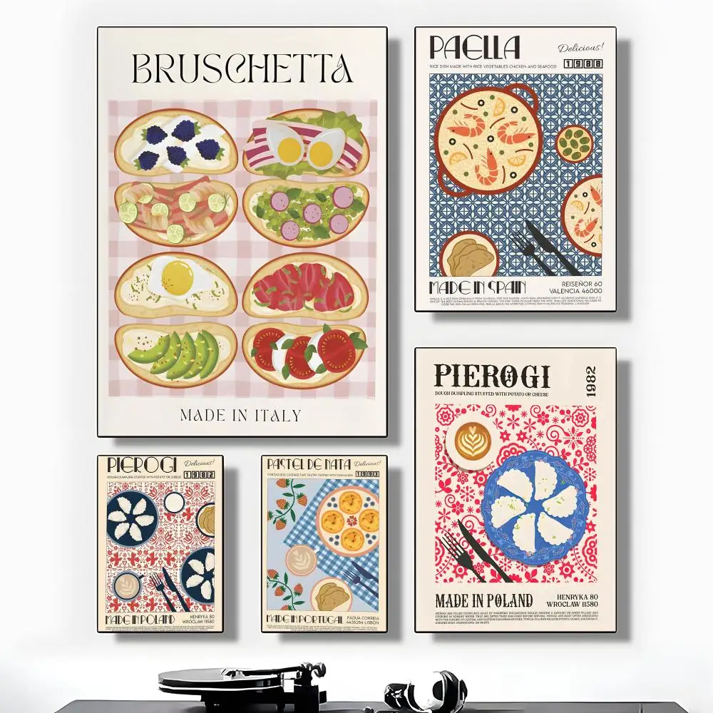 Korean Food Poster High-Grade Poster For Home Room Bar Cafe Decoration Art & Present