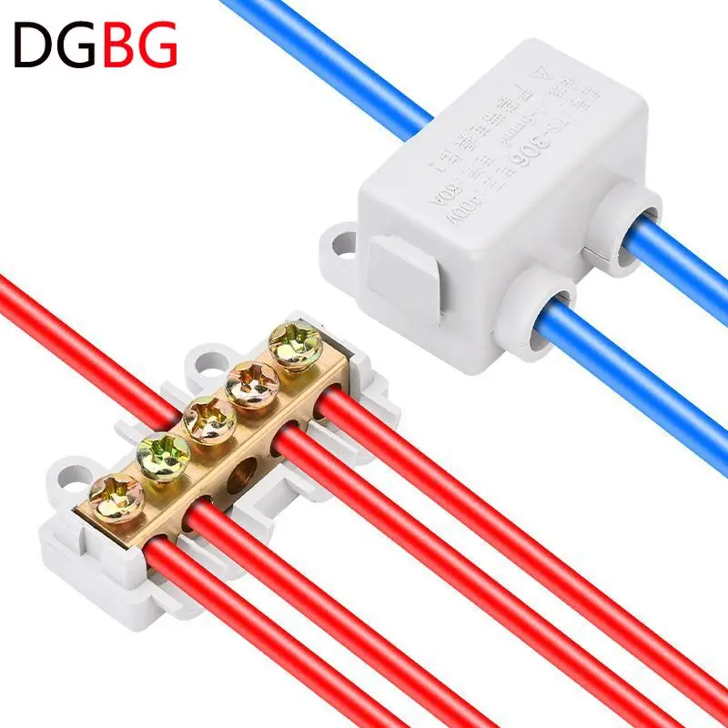 T-type Connecting Terminal High-power Tee Splitter I-type Quick Connect 1 To 2 Free of Disconnection Parallel Branch Terminals