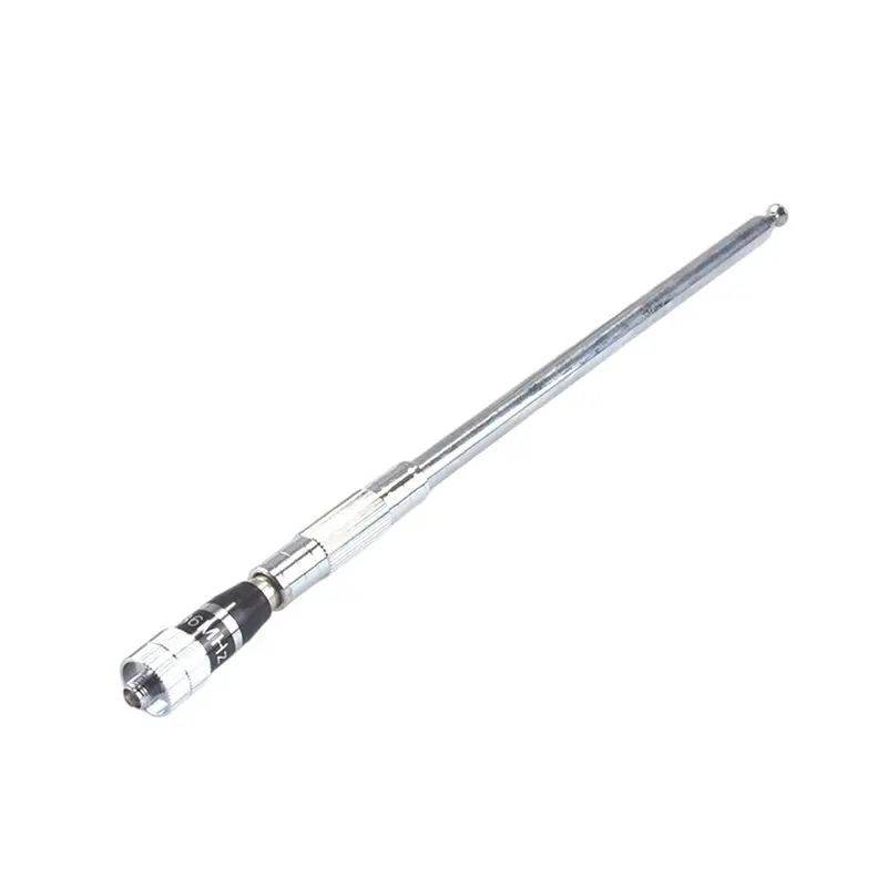 A53M-High Gain 118-136Mhz Telescopic Antenna Airband SMA-F Connector For Walkie-Talkie Aviation Band Reception/Transmission