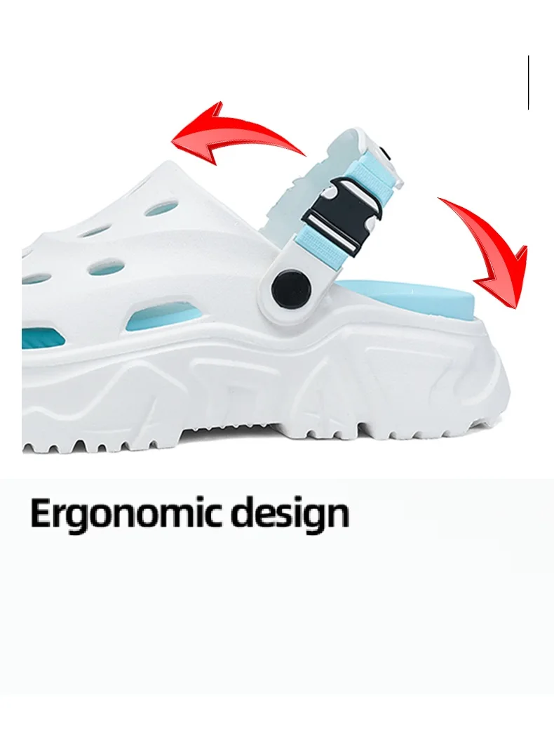 Herren- und Damen-Paar-Sommer-Outdoor-Rutschfeste, geruchshemmende, geschlossene Zehenpantoffeln, große Strand-Sandalen und Pantoffeln für – Detail 3