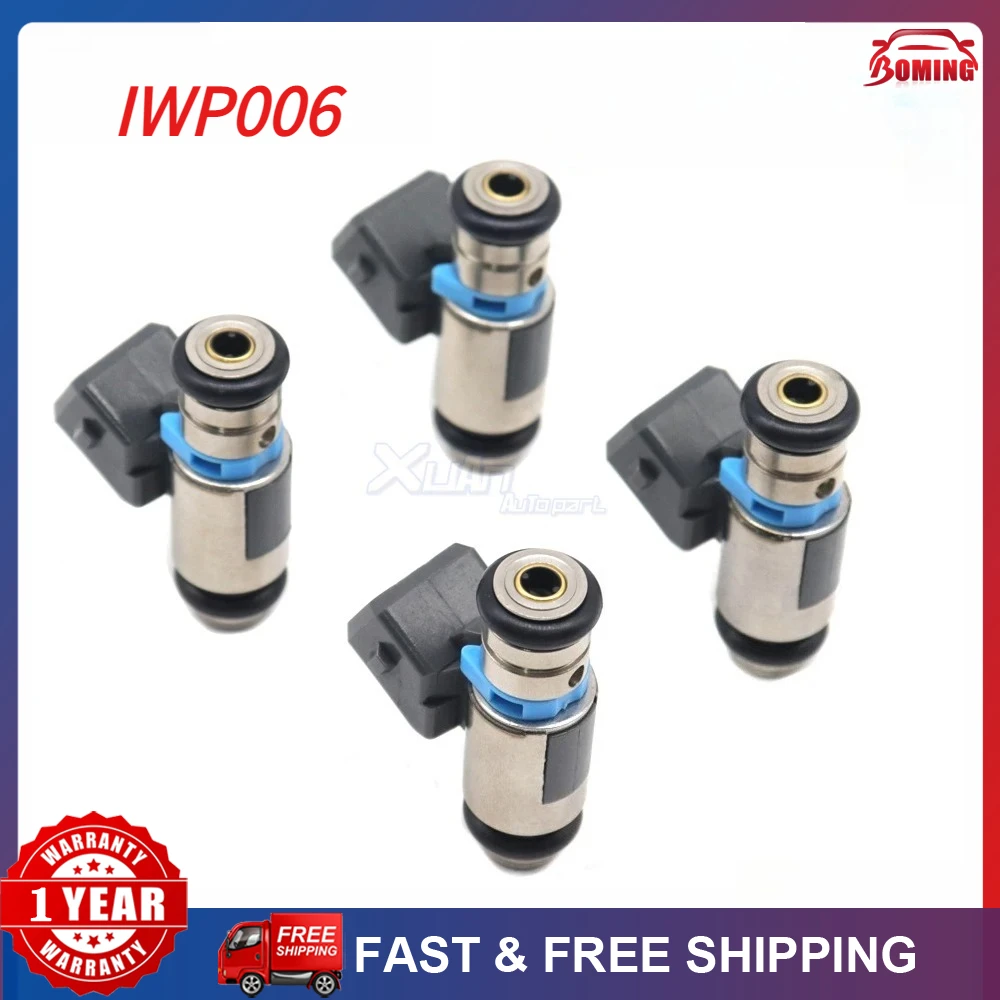 

Fuel Injector Nozzle 4PCS for CITROEN SAXO for PEUGEOT 106 for FIAT BARCHETTA BRAVA MAREA PUNTO STILO 1995-2008 IWP-006 IWP006