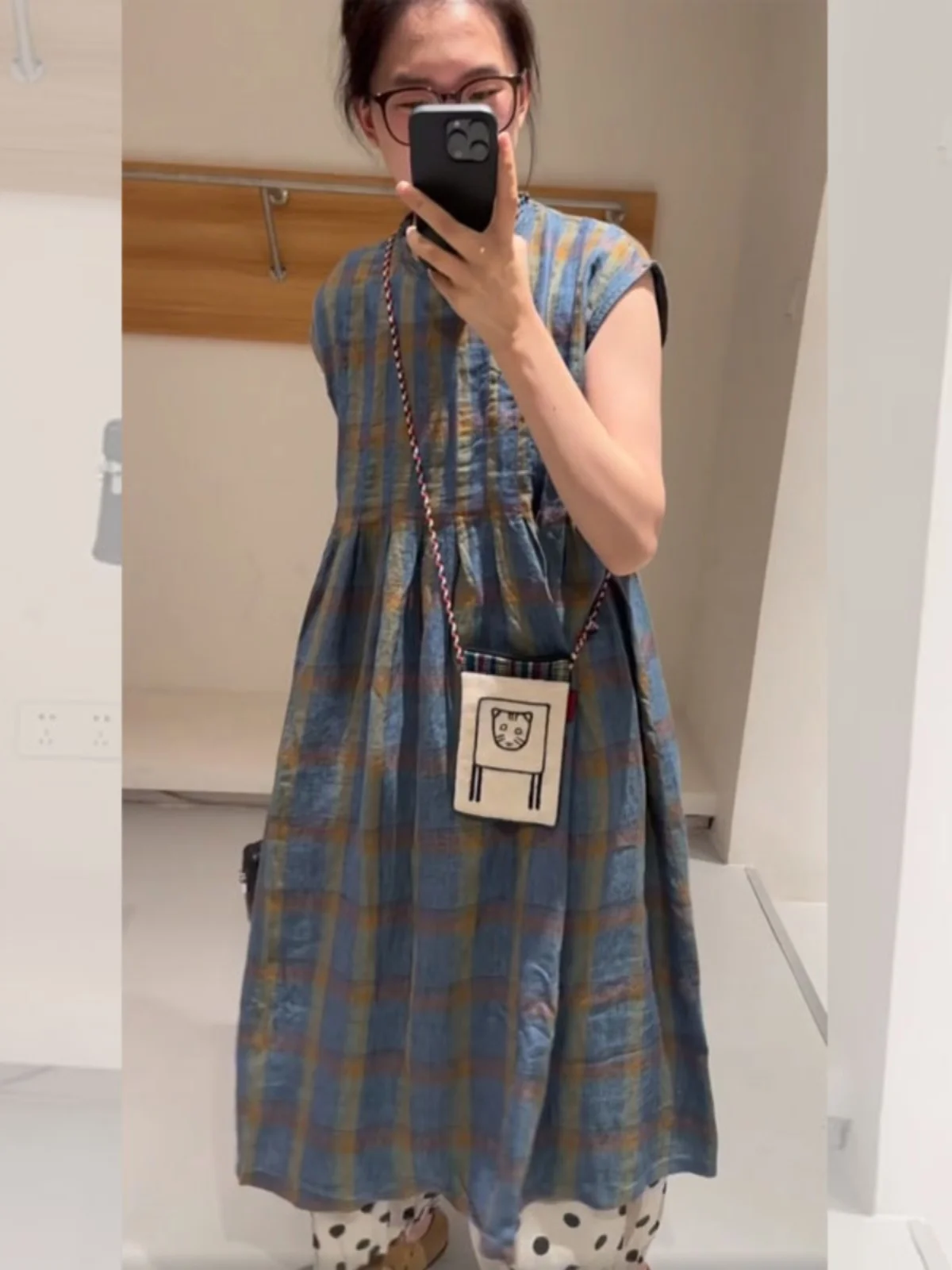 

Свободное корейское платье Lazy Faion маленького размера, летнее хлопковое льняное платье для перерыва на чай Dr, уникальное длинное круглое платье для женщин