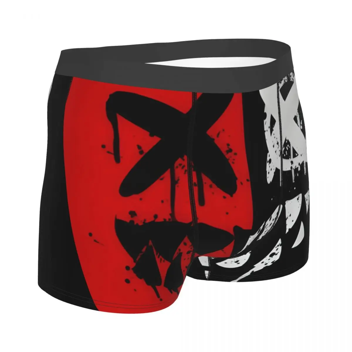 Street Arts Underpants Cotton Panties Man Underwear Sexy Doodle Devil Smiling Shorts Briefs