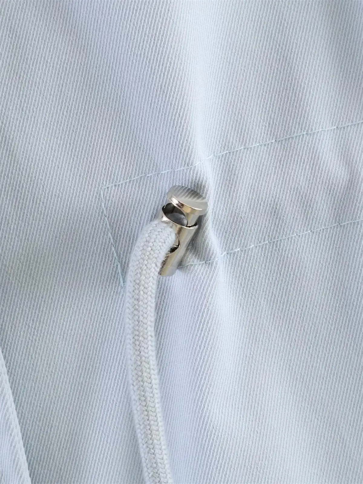 TFMLN Damen Hochkragen-Jacke mit Kordelzug, Langarm-Crop-Mantel, Frühjahr 2026, Lässige Oberbekleidung, Vielseitiger Minimalistischer Damenmantel – Detail 14