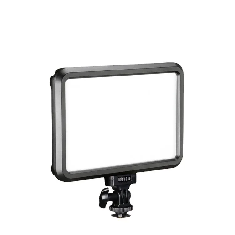 Studio still life product photo fill light video light, warm and cold dual color temperature 12W flat panel camera light