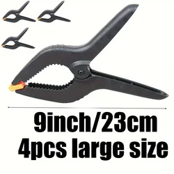4 Pcs 9inch Heavy Duty Nylon Ratchet Spring Clamps Woodworking Clamp Used for Home Decoration and Handmade  DIY Production