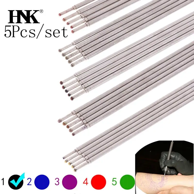 5PCS/Set Tattoo Skin Marker Pen Cores Microblading Marking Pen Doodler Surfer Tattooing Permanent Makeup Accessories Supplies