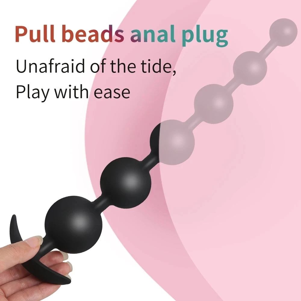 Silicone Anal Beads Dilator,Big Annals Balls,Long Ass Anus But Butt Plug,Analplug Buttplug Butplug,Analsex Prostate Sex Toys