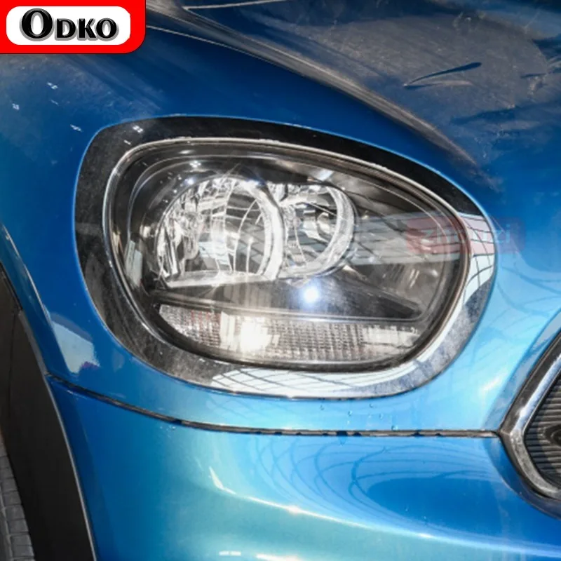 

For MINI Cooper Countryman F60 JCW Car Headlight Protective Film Headlamp Restoration Transparent Black TPU Sticker Accessories
