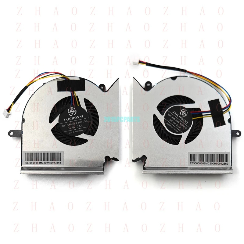 L+ New for MSI GP63 Leopard 8RD MS-16P5 MS-16P6 CPU + GPU Cooling Fan