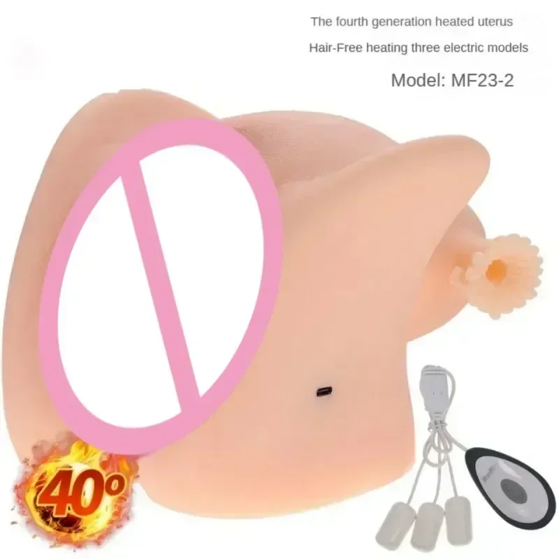 Real Vagina Realistic Skin Woman Vagina 18+ Pocket Pussy Realistic Silicone Vagina Heat Adult Male Masturbator Sex Toys for Man