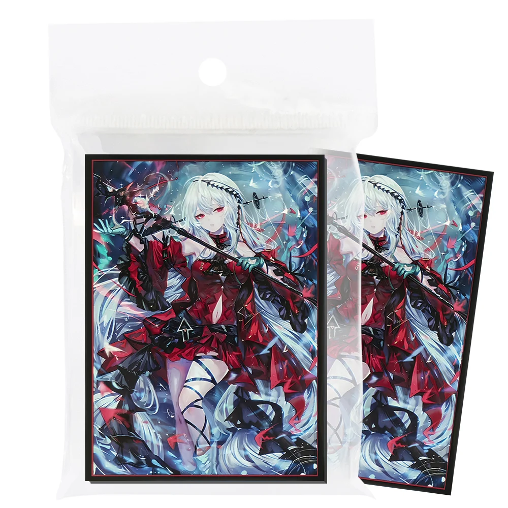 

60PCS PTCG Laser Card Sleeves for Board Game Cards Standard Size Anime Card Sleeves Card Collecting Enthusiasts