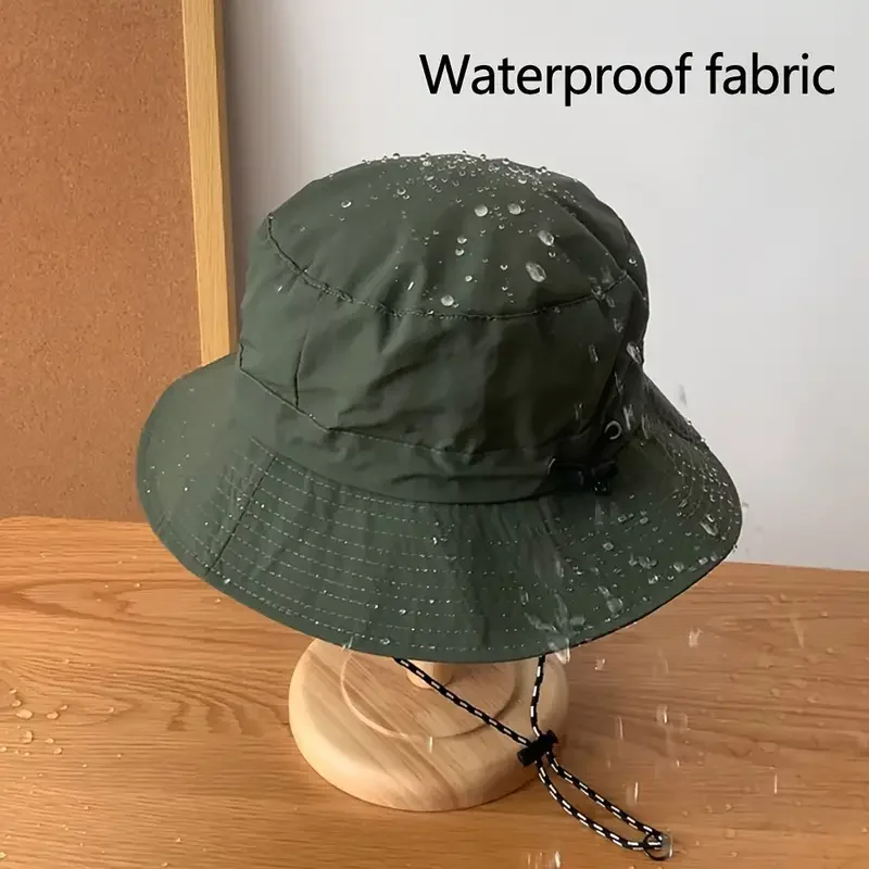 1 Piece Waterproof Fisherman Hat Sunshade Hat for Outdoor Activities Summer Thin Quick Drying Outdoor Mountaineering Hat