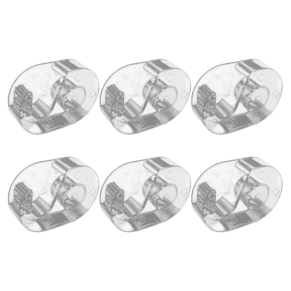 6 Pcs Eyelash Tape Transparent Acrylic Dispenser School H y Adhesive Professional Safe Lightweight Beauty Tool